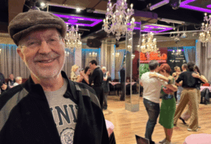 Dad at Milonga