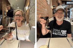 b-Mom and Dad in Venice for Dinner